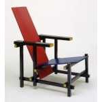 1923-Gerrit Rietveld-Red Blue Chair